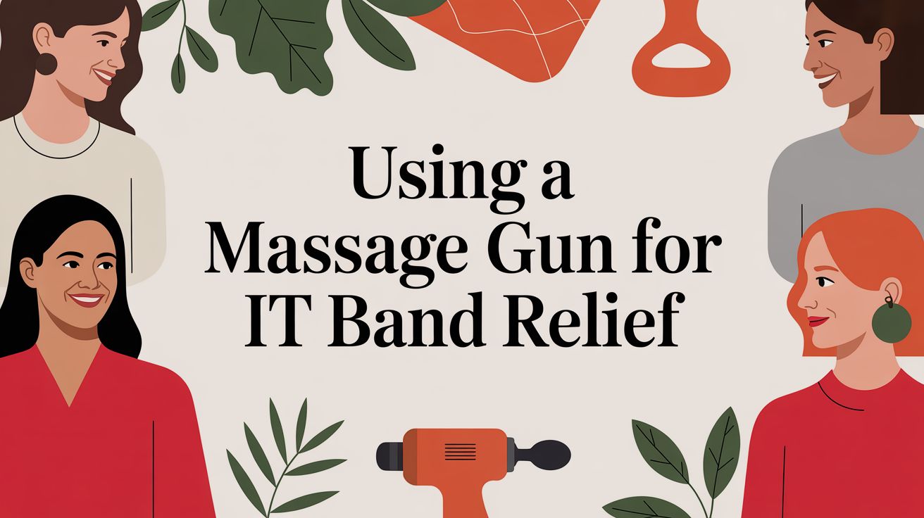 Using a Massage Gun for IT Band Relief