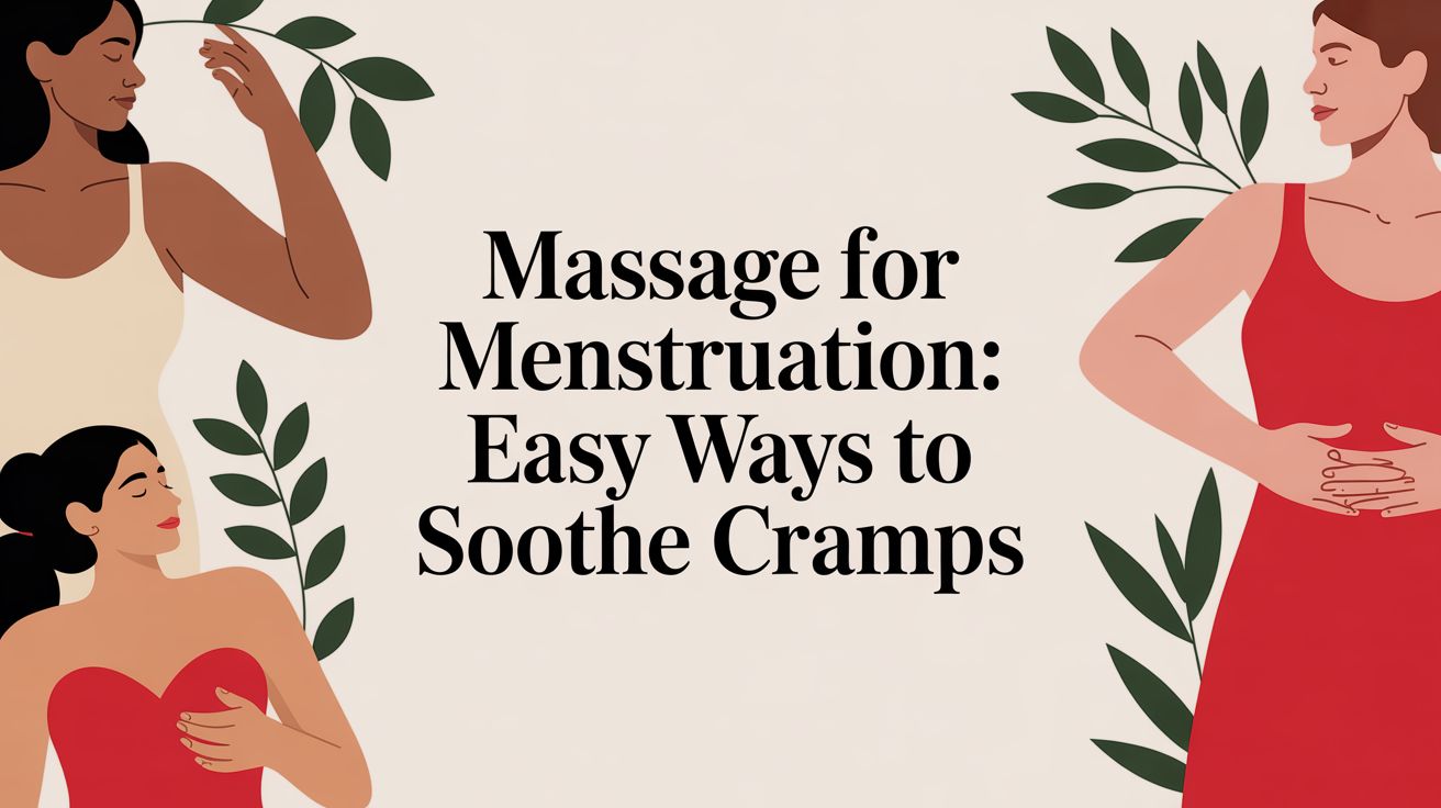 Massage for Menstruation: Simple Self-Massage Techniques for Period Cramp Relief