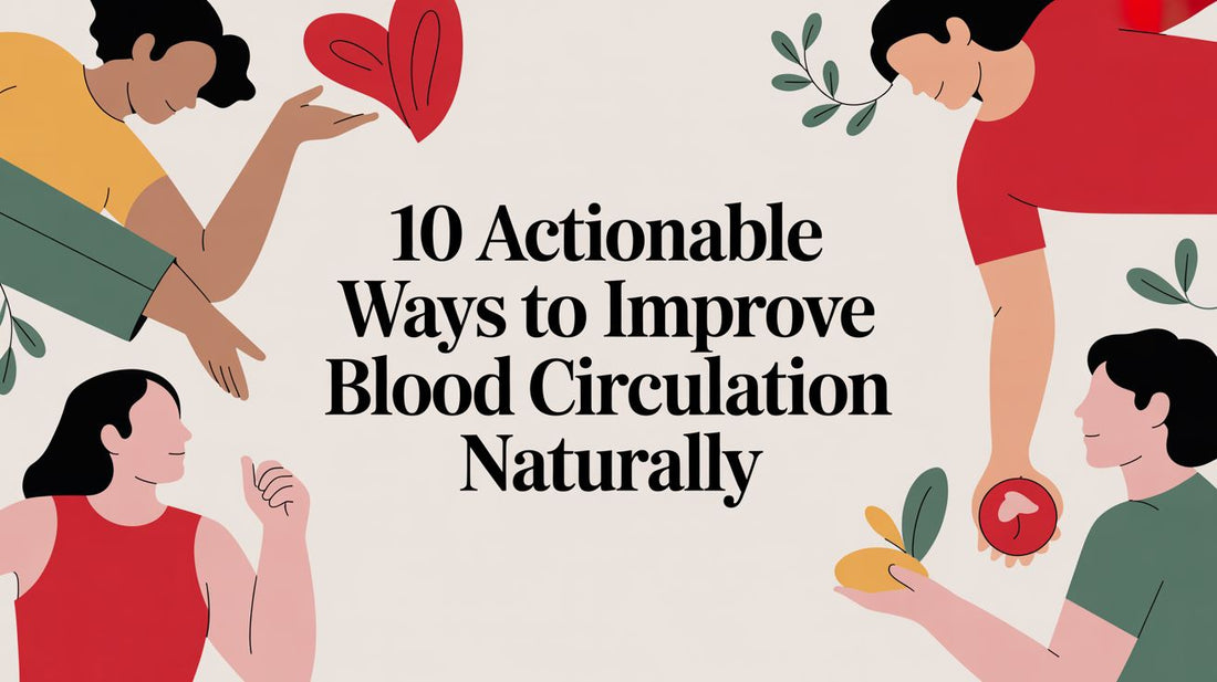 10 Actionable Ways to Improve Blood Circulation Naturally