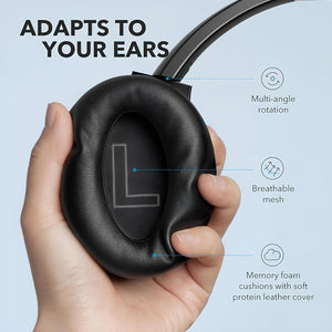 Cryotex  Hybrid Active Noise Cancelling Headphones, Wireless
