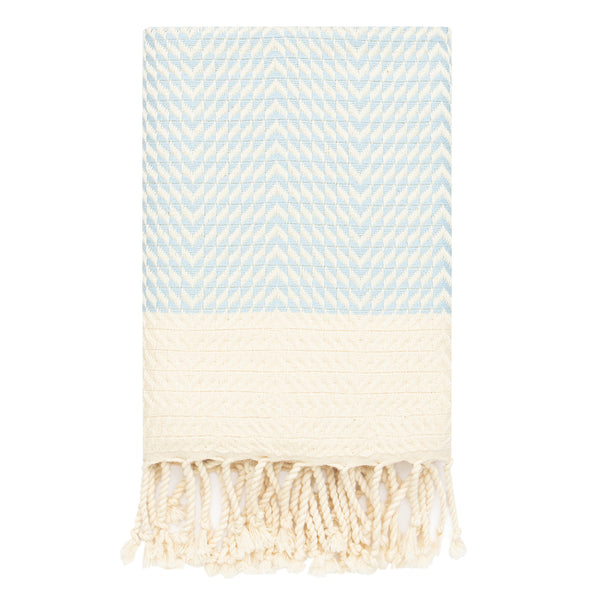 Mykonos Turkish Hand Towel Set of 2 - 40x19 Inches 100% Pure Cotton