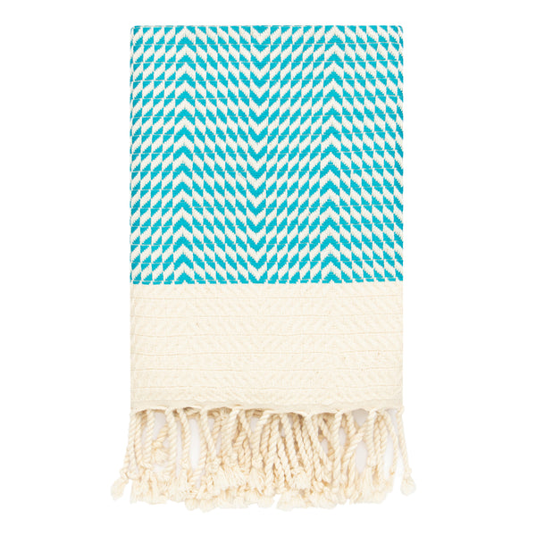 Mykonos Turkish Hand Towel Set of 2 - 40x19 Inches 100% Pure Cotton