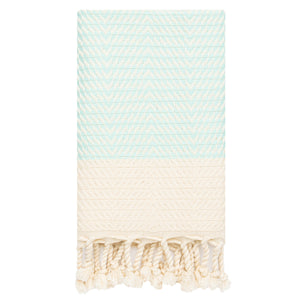 Mykonos Turkish Hand Towel Set of 2 - 40x19 Inches 100% Pure Cotton