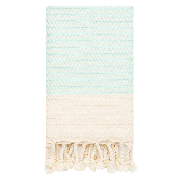 Mykonos Turkish Hand Towel Set of 2 - 40x19 Inches 100% Pure Cotton