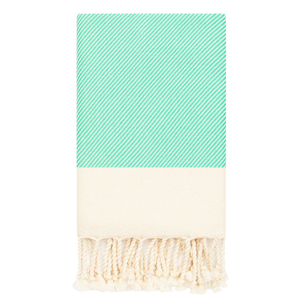 Mykonos Turkish Hand Towel Set of 2 - 40x19 Inches 100% Pure Cotton Exclusive