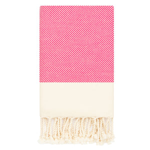 Mykonos Turkish Hand Towel Set of 2 - 40x19 Inches 100% Pure Cotton Exclusive