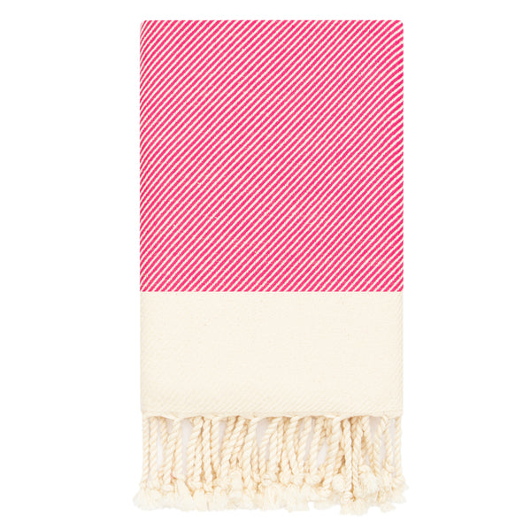 Mykonos Turkish Hand Towel Set of 2 - 40x19 Inches 100% Pure Cotton Exclusive