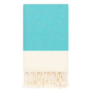 Mykonos Turkish Hand Towel Set of 2 - 40x19 Inches 100% Pure Cotton Exclusive