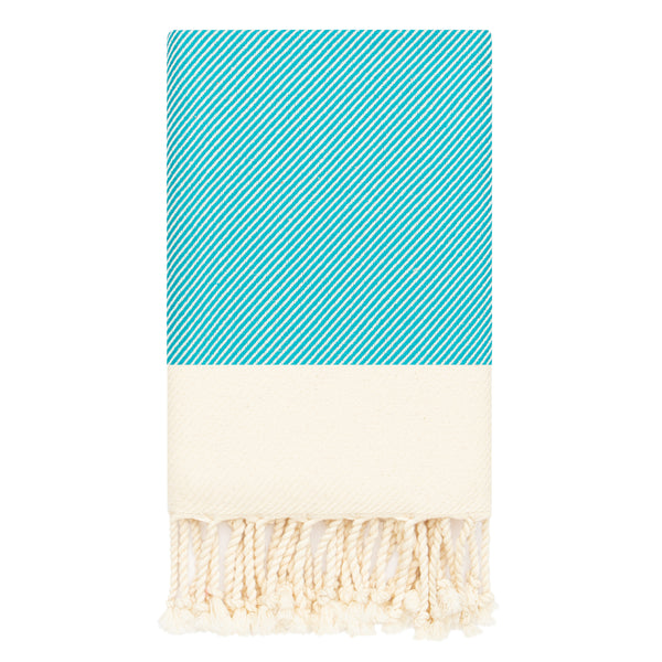 Mykonos Turkish Hand Towel Set of 2 - 40x19 Inches 100% Pure Cotton Exclusive