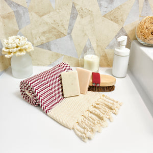 Mykonos Turkish Hand Towel Set of 2 - 40x19 Inches 100% Pure Cotton