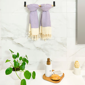 Mykonos Turkish Hand Towel Set of 2 - 40x19 Inches 100% Pure Cotton
