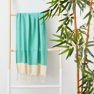 Mykonos Turkish Hand Towel Set of 2 - 40x19 Inches 100% Pure Cotton Exclusive