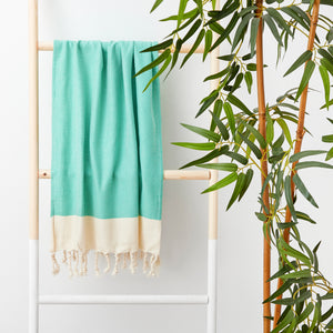 Mykonos Turkish Hand Towel Set of 2 - 40x19 Inches 100% Pure Cotton Exclusive