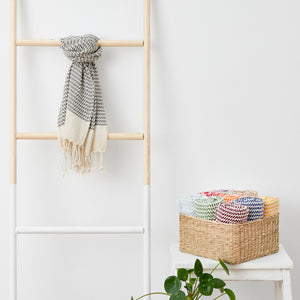 Mykonos Turkish Hand Towel Set of 2 - 40x19 Inches 100% Pure Cotton
