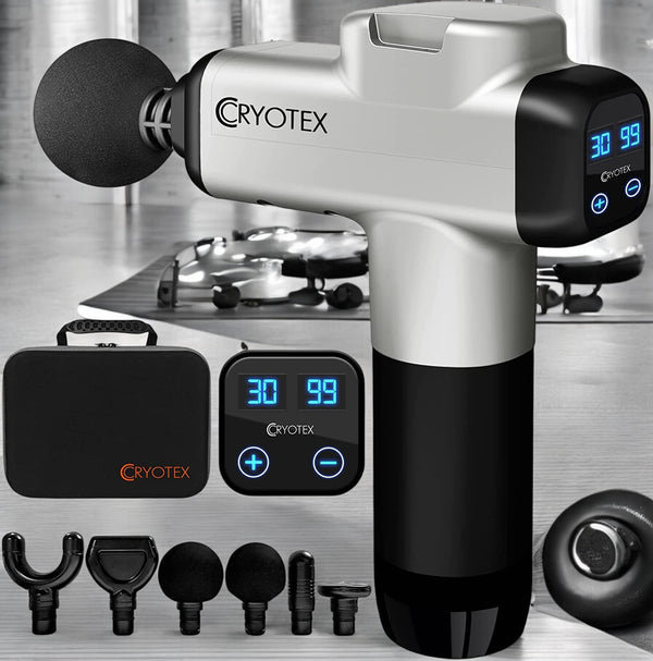 Cryotex Massage Gun v2 - Includes 4 Free Towels